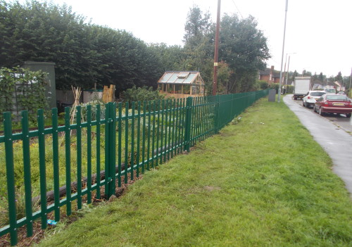 Security palisade fencing