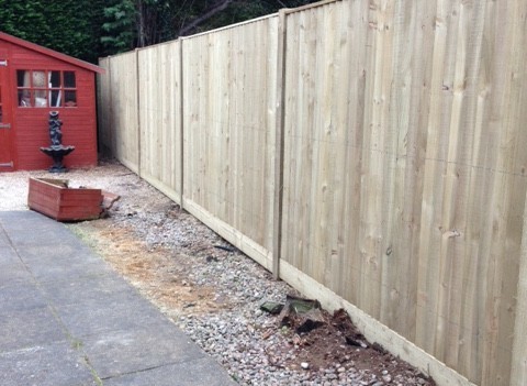 Garden Close Board Fence