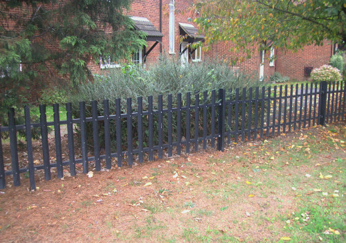 Security Fencing - Round Top Palisade